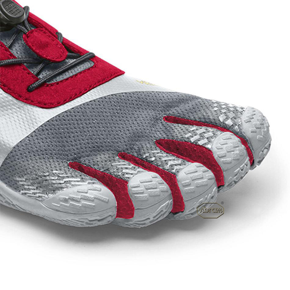 Tenis Deportivos Vibram KSO EVO Hombre Grises Rojos | MX_A78