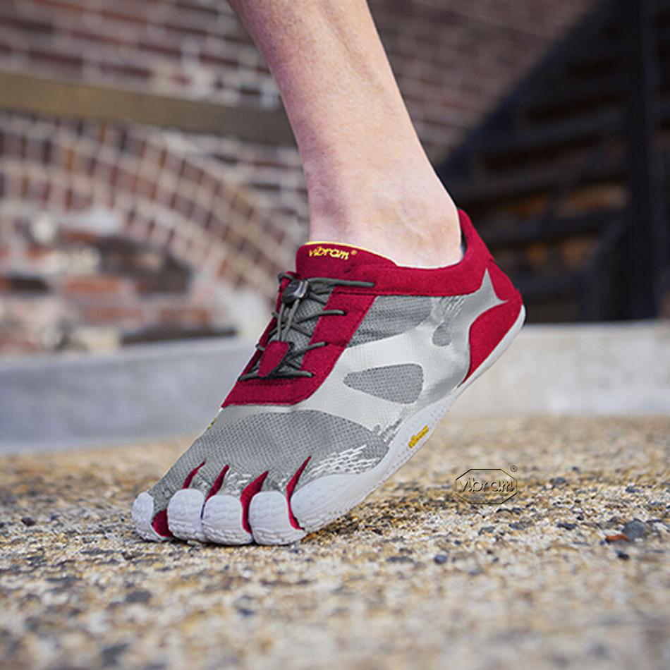 Tenis Deportivos Vibram KSO EVO Hombre Grises Rojos | MX_A78