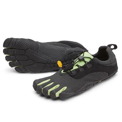 Tenis Deportivos Vibram V-Run Retro Hombre Negros Verdes Negros | MX_T98