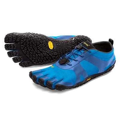 Tenis Trail Running Vibram V-Alpha Hombre Azules Negros | MX_H11